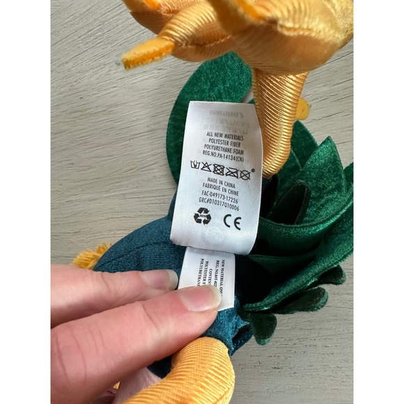 Disney Hei Hei Plush Toy Moana Stuffed Animal Chicken Rooster Yellow 12"‎  Green - Picture 7 of 11